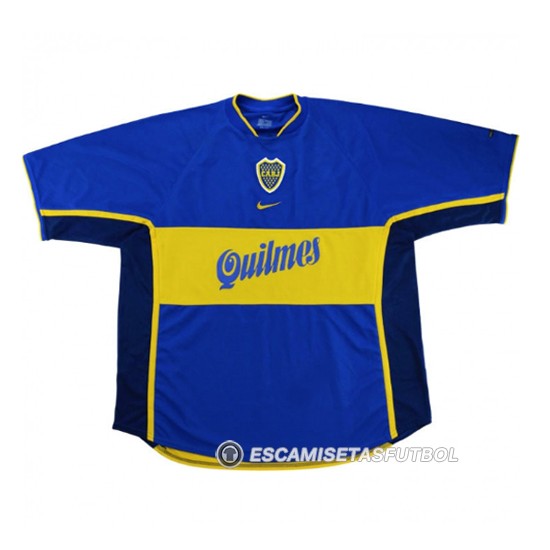 Camiseta Boca Juniors 1ª Retro 2001 - Haga un click en la imagen para cerrar